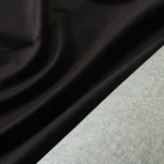 Denim modrý s černým sametovým povrchem