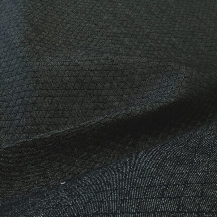Denim modrý prošívaný do drobných kosočtverců