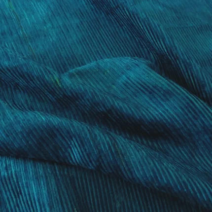 Manžestr modrý viskózový