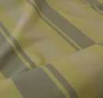 Kabátovka šedá se žluto-smetanovými pruhy z kašmíru
