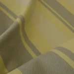 Kabátovka šedá se žluto-smetanovými pruhy z kašmíru