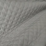 Podšívka šedá prošívaná do drobnějších kostek