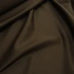 Vlněný serž hnědý